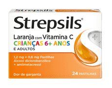 Strepsils Laranja Com Vitamina C