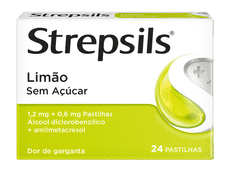 Strepsils Limão Sem Açúcar